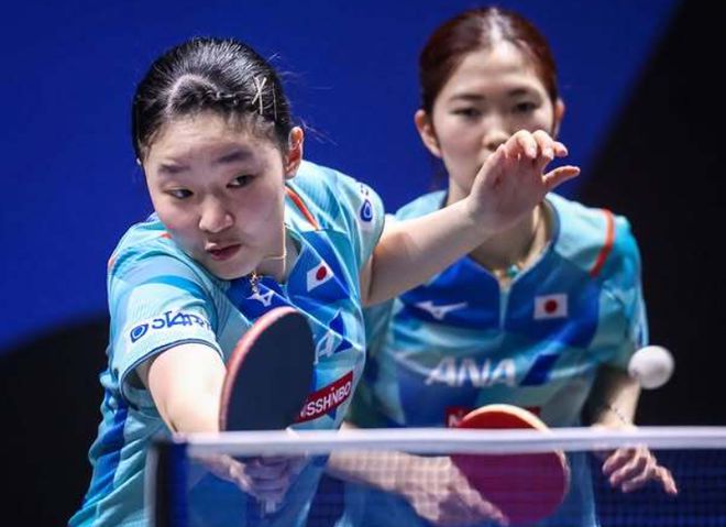 九游体育网站：球星挑战赛金奈站首冠产生！日乒组合险胜韩乒组合夺得女双冠军