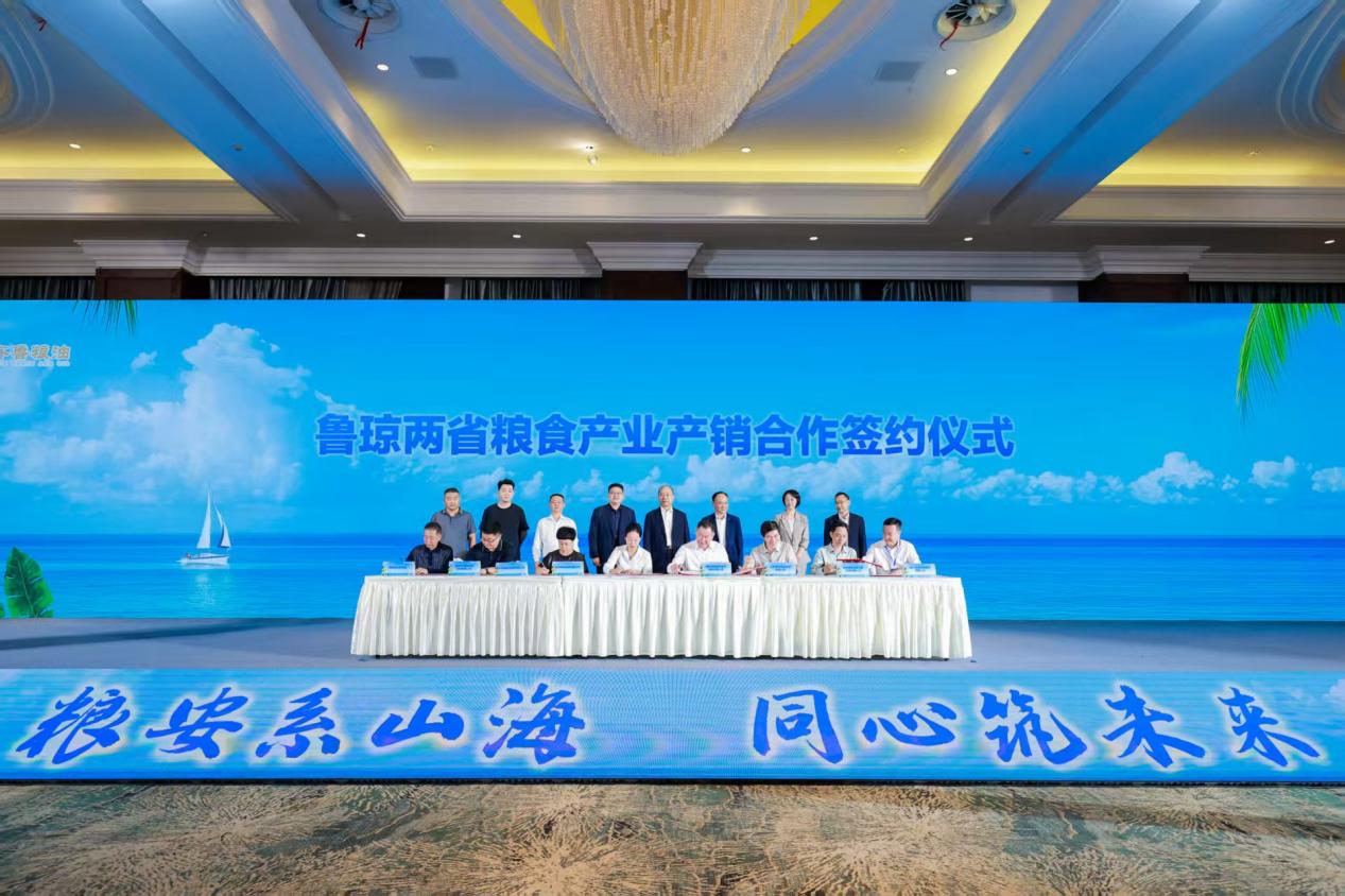 “齐鲁粮油”香飘椰城鲁琼共谱粮安新章(图4)