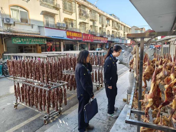 南京市六合区强化冬季肉制品监管守护群众“舌尖上的安全”